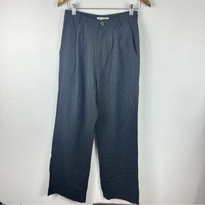 Reformation Mason Wide Leg Pant in Black